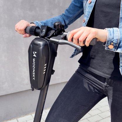 WOZINSKY Waterproof scooter bag for wheel scooter bag 4l black – image 20