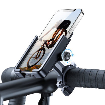 WOZINSKY Metal handle for phone for bike. black scooter – image 2