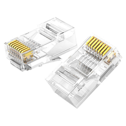 UGREEN RJ45 8P8C Cat 6 plugin transparent 10pcs – image 2