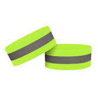 HURTEL Reflective shoulder band bike for running Velcro 4cm yellow