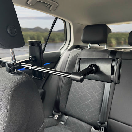 WOZINSKY Telephone holder for car for headrest double black – image 8