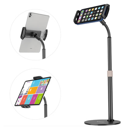 WOZINSKY Tablet stand and phone on desk black