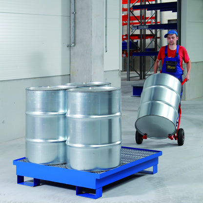 MEVA Metal tub for 4 barrels 200L 120x120cm – image 4