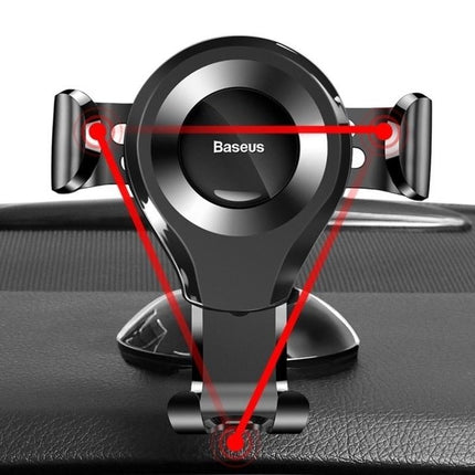 BASEUS Gravity car handle for phone for dashboard window Osculum silver – image 5