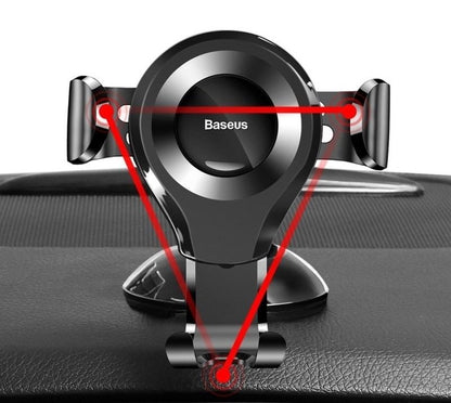 BASEUS Gravity car handle for phone for dashboard window Osculum silver – image 5