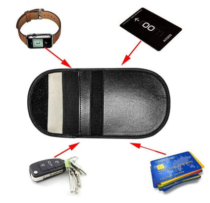 HURTEL Car keys anti-theft case Faraday cage 14x10cm black – image 5