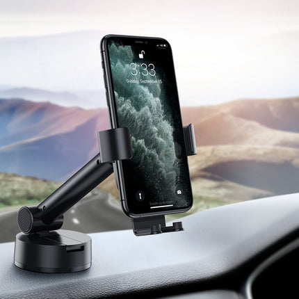 BASEUS Telescopic gravity grip for black dashboard window – image 3