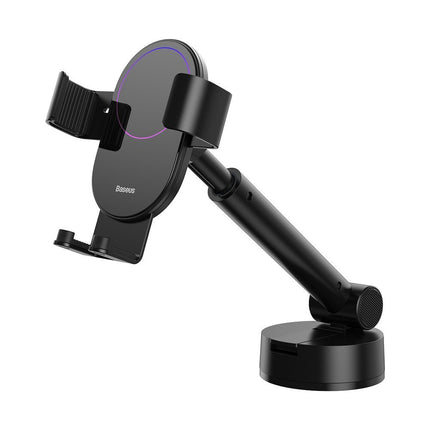 BASEUS Telescopic gravity grip for black dashboard window – image 7
