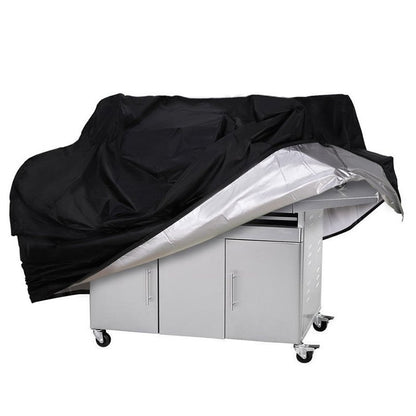 HURTEL Cover tarpaulin barbecue cover bike motorcycle garden furniture XXL black – image 2