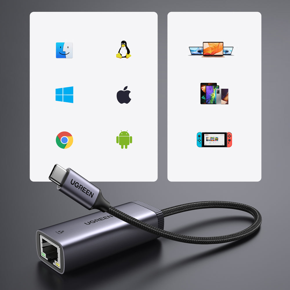 UGREEN External USB network card Type C - RJ45 1Gbps – image 3