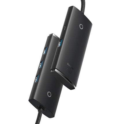 BASEUS HUB USB-A adapter up to 4xUSB-A 3.0 5Gb/s Lite Series black – image 3