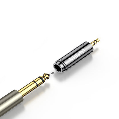 UGREEN 3.5mm audio adapter (male) for 6.35mm mini jack (female) gray – image 3