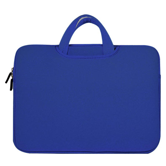 HURTEL Slip-on bag case for laptop tablet 15.6', navy blue