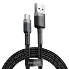 BASEUS Durable flexible cable USB-C cable QC3.0 3A 1M black-grey