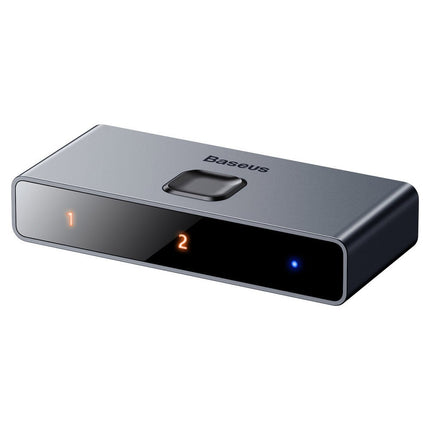 BASEUS Switch splitter switch HDMI 2x HDMI 4K 30 Hz two-way grey – image 4