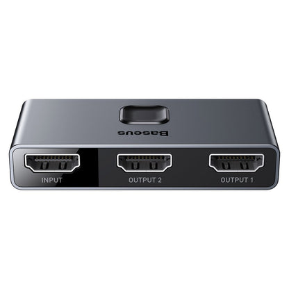 BASEUS Switch splitter switch HDMI 2x HDMI 4K 30 Hz two-way grey – image 5