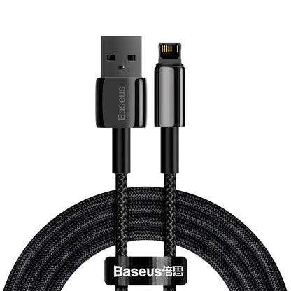 BASEUS Powerful cable in USB Iphone Lightning 2.4 A 2 m black