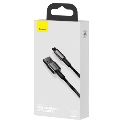 BASEUS Powerful cable in USB Iphone Lightning 2.4 A 2 m black – image 5