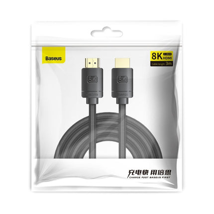 BASEUS HDMI cable 2.1 8K 60 Hz eARC QMS Dynamic HDR VRR ALLM 3m black – image 5