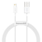 BASEUS Superior cable USB cable Iphone Lightning 2.4A 1m White