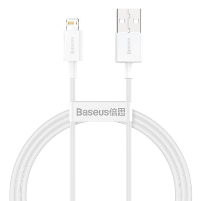 BASEUS Superior cable USB cable Iphone Lightning 2.4A 1m White