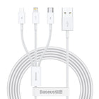 BASEUS Superior 3in1 USB Iphone Lightning USB-C microUSB 3.5 A 1.5 m White