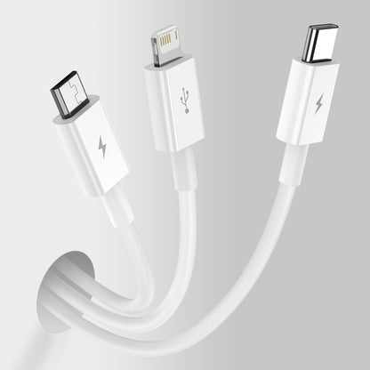BASEUS Superior 3in1 USB Iphone Lightning USB-C microUSB 3.5 A 1.5 m White – image 11