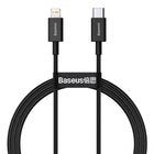 BASEUS Superior cable USB-C Iphone Lightning cable for fast charging 20W 1m black