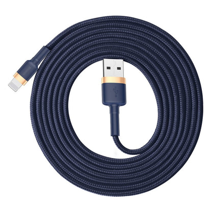 BASEUS Robust nylon cable USB Iphone Lightning QC3.0 1.5A 2M blue – image 3