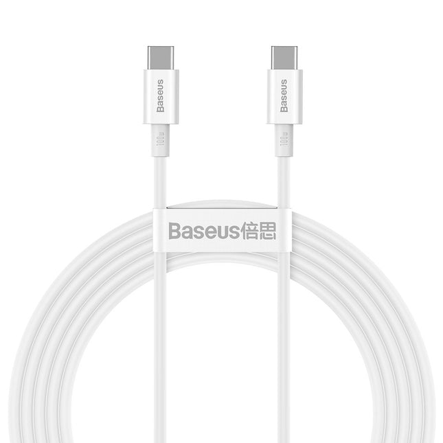 BASEUS Superior cable USB-C cable Quick Charge FCP 100W 5A 20V 2m white