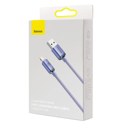 BASEUS Cable for fast charging and data transfer USB Iphone Lightning 2.4A 1.2m black – image 16