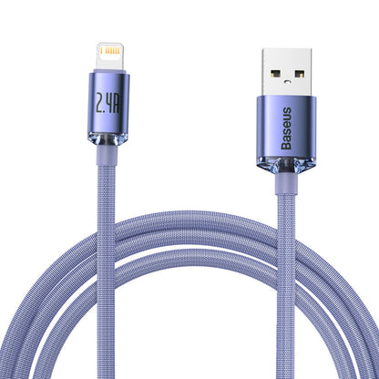 BASEUS Cable for fast charging and data transfer USB Iphone Lightning 2.4A 2m black – image 12