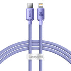 BASEUS Cable for fast charging and transfer of data USB-C Iphone Lightning 20W 1.2m purple