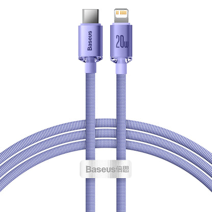 BASEUS Cable for fast charging and transfer of data USB-C Iphone Lightning 20W 1.2m purple
