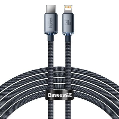 BASEUS Cable for fast charging and transfer of data USB-C Iphone Lightning 20W 2m black