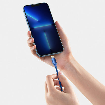 BASEUS Wire for fast charging and data transfer USB-C Iphone Lightning 20W 2m blue – image 11