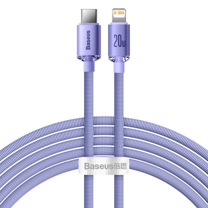 BASEUS Wire cable for fast charging and transfer of data USB-C Iphone Lightning 20W 2m purple