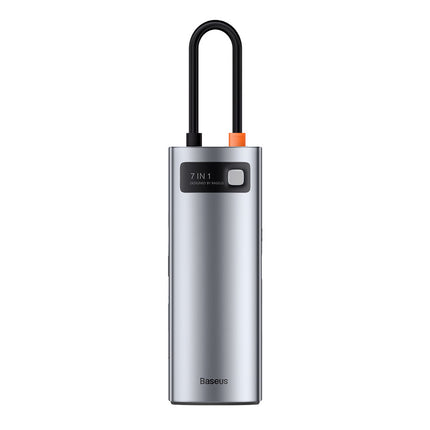 BASEUS Multifunctional HUB USB 7w1 Type C HDMI card reader TF PD grey – image 7