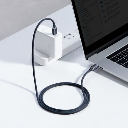 BASEUS Wire cable for fast charging and transfer of USB-C data USB-C 100W 1.2m black – image 10
