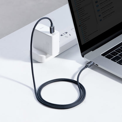 BASEUS Wire cable for fast charging and transfer of USB-C data USB-C 100W 1.2m black – image 10