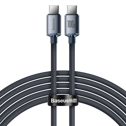 BASEUS Cable for fast charging and data transfer USB-C USB-C 100W 2m black