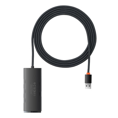 BASEUS Lite Series HUB 4-Port USB-A to 4xUSB-A 3.0 2m black – image 2