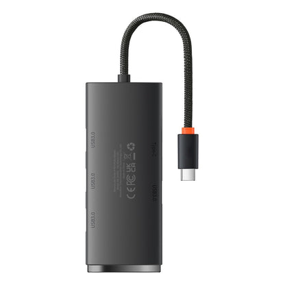 BASEUS Lite Series USB-C 4x USB 3.0 25cm black adapter – image 2