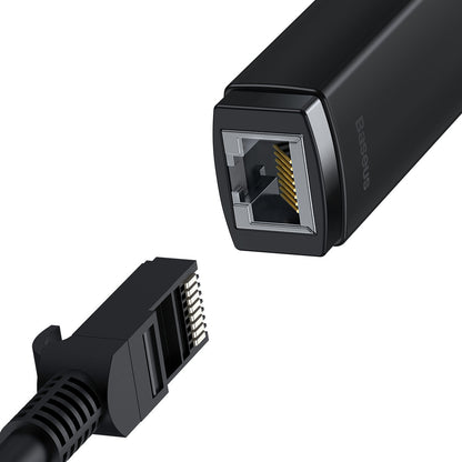 BASEUS External USB LAN network card Type A RJ45 100Mbps gray – image 2
