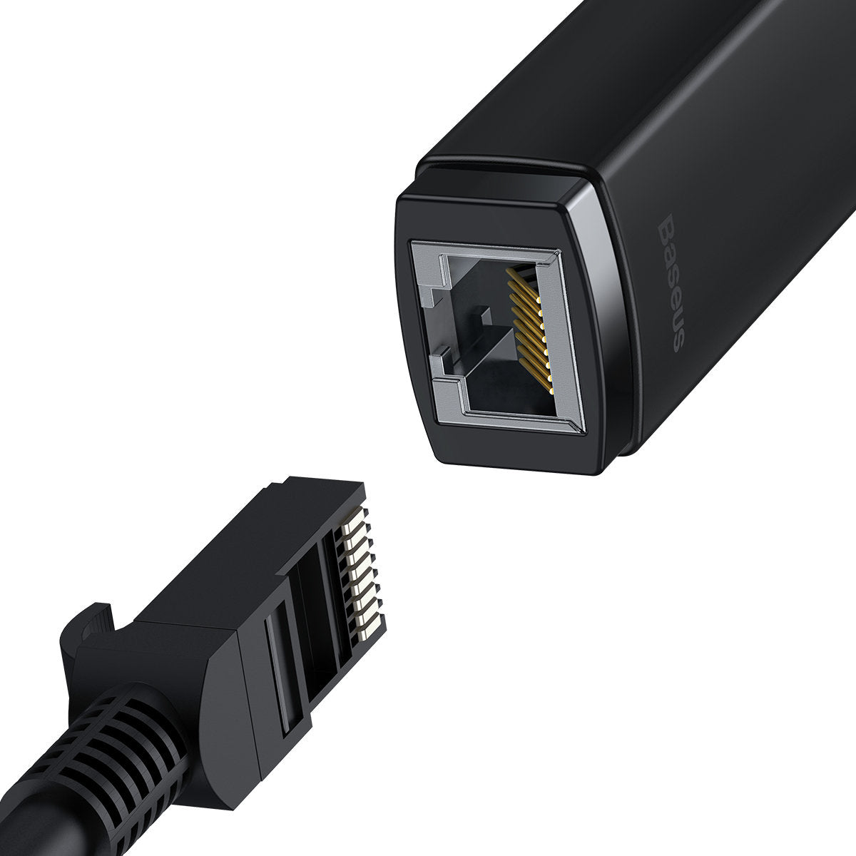 BASEUS External USB-C RJ-45 network card 1Gbps 1000Mbps black – image 3