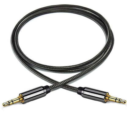 WOZINSKY Universal cable mini jack cable AUX 2m black – image 4