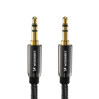 WOZINSKY Universal cable mini jack AUX 1.5m black – image 3