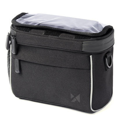 WOZINSKY Bike bag for steering wheel with black shoulder strap – image 6