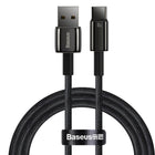 BASEUS Tungsten Gold cable USB-USB-C 480Mb-s 100W 1m black