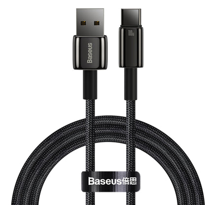 BASEUS Tungsten Gold cable USB-USB-C 480Mb-s 100W 1m black